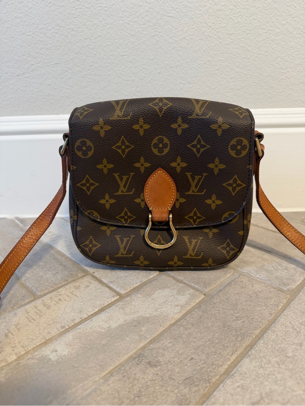 Louis Vuitton Saint Cloud PM Vintage Monogram Crossbody Bag